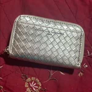 Adrienne Vittadini Small Wallet (Gold/Silver)